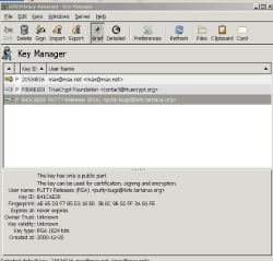 GPG4Win Key Manager